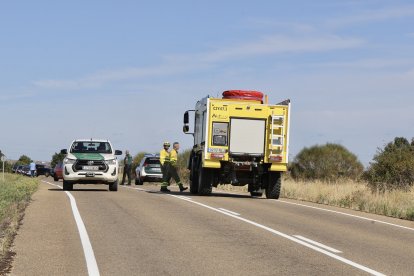 Incendio en Santovenia de la Valdoncina