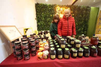 Un momento de la inauguración de la Feria de la Miel de Camponaraya