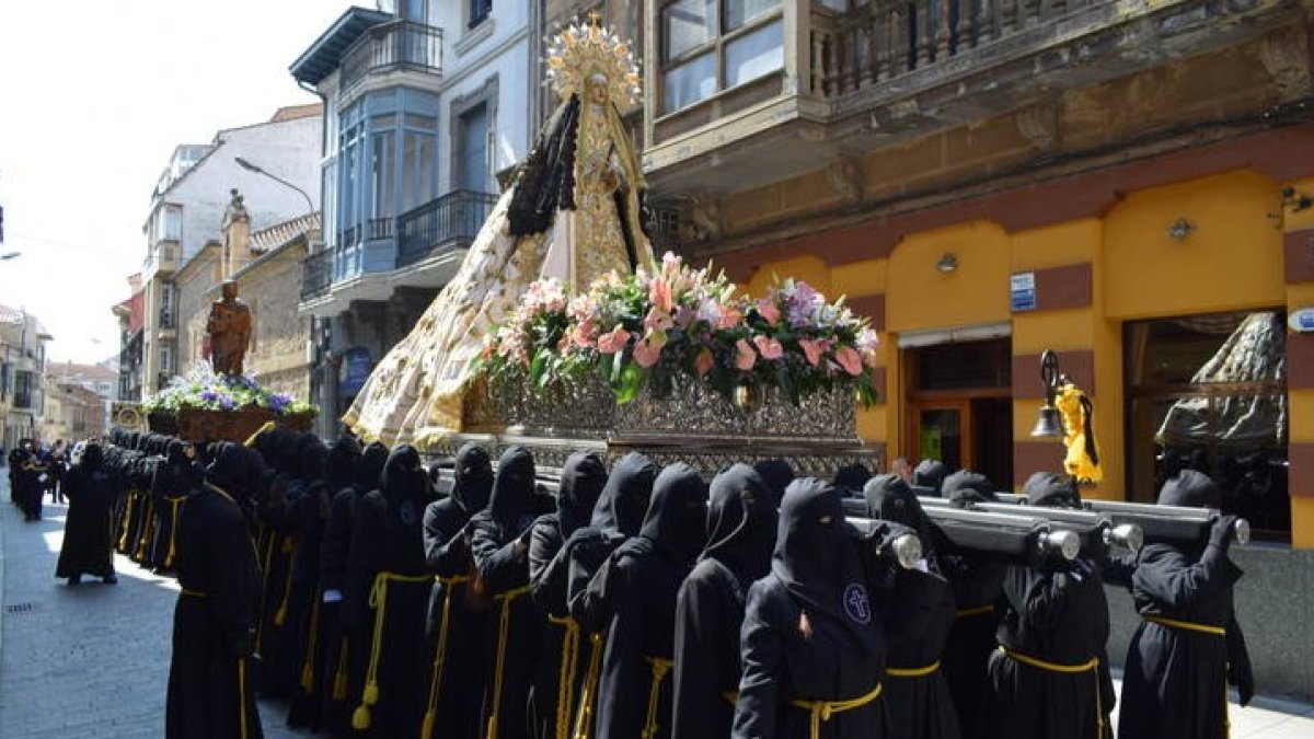 Imagen de archivo de la Semana Santa de La Bañeza