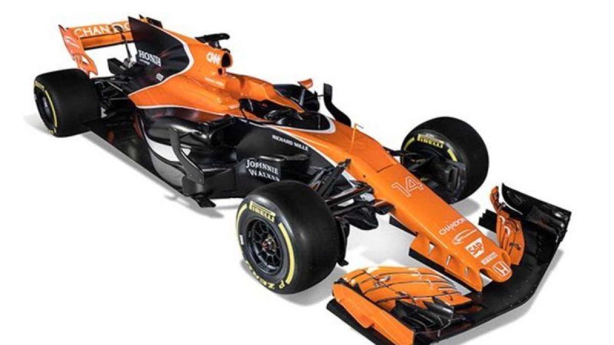 El nuevo McLaren Honda que conducirá Alonso.