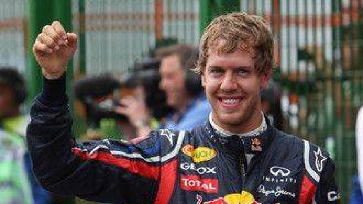 Sebastian Vettel, en el Gran Premio de Brasil.