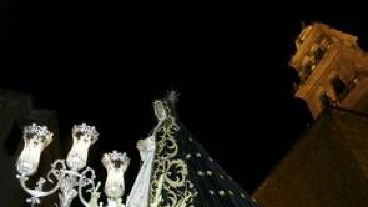 El Cristo de la Misericordia procesionó el Viernes Santo en Villafranca