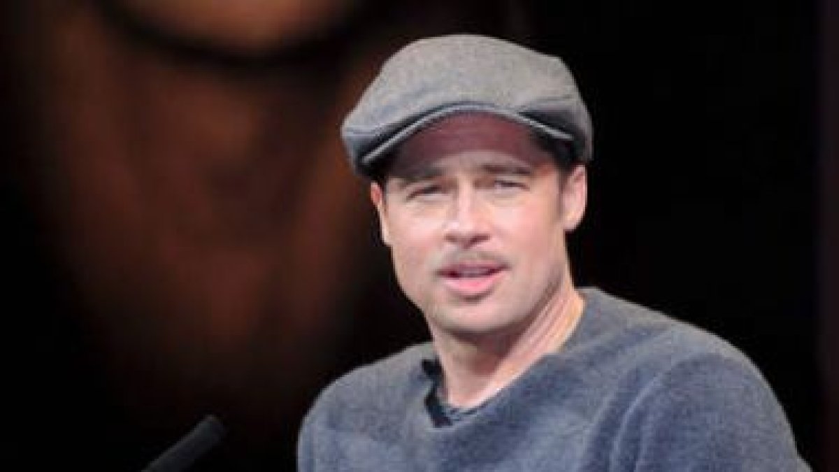 El actor estadounidense Brad Pitt, que aspira al Oscar por «El curioso caso de Benjamin Button
