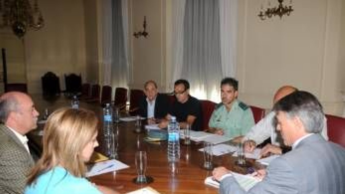 Un momento de la Comisión de Tráfico celebrada ayer en León