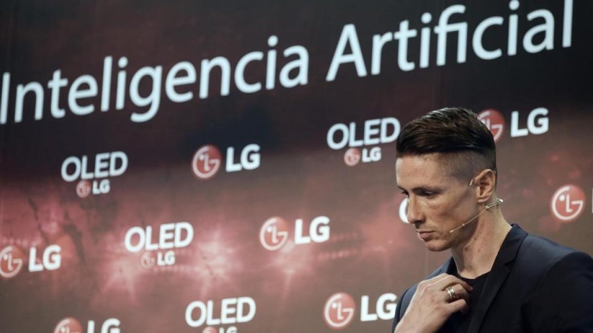 Fernando Torres, en un acto publicitario este lunes.