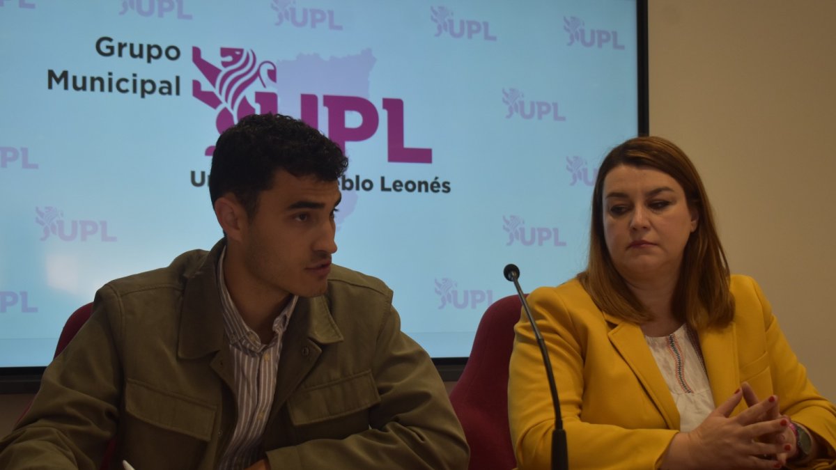 Raúl Barrientos y Seila Fernández, de UPL. DL