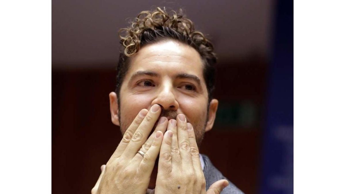 El cantante almeriense David Bisbal.