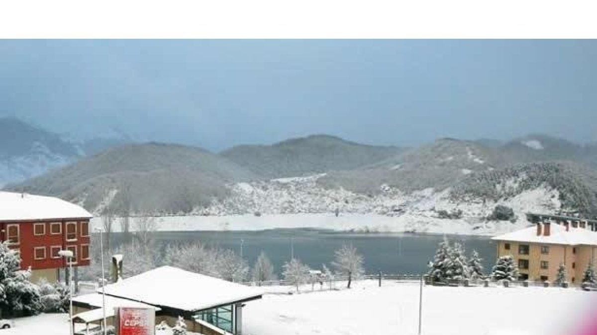 Embalse de Riaño, días atrás.