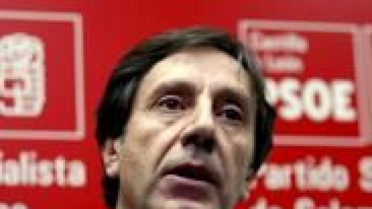 El candidato socialista a la presidencia de la Junta, Ángel Villalba