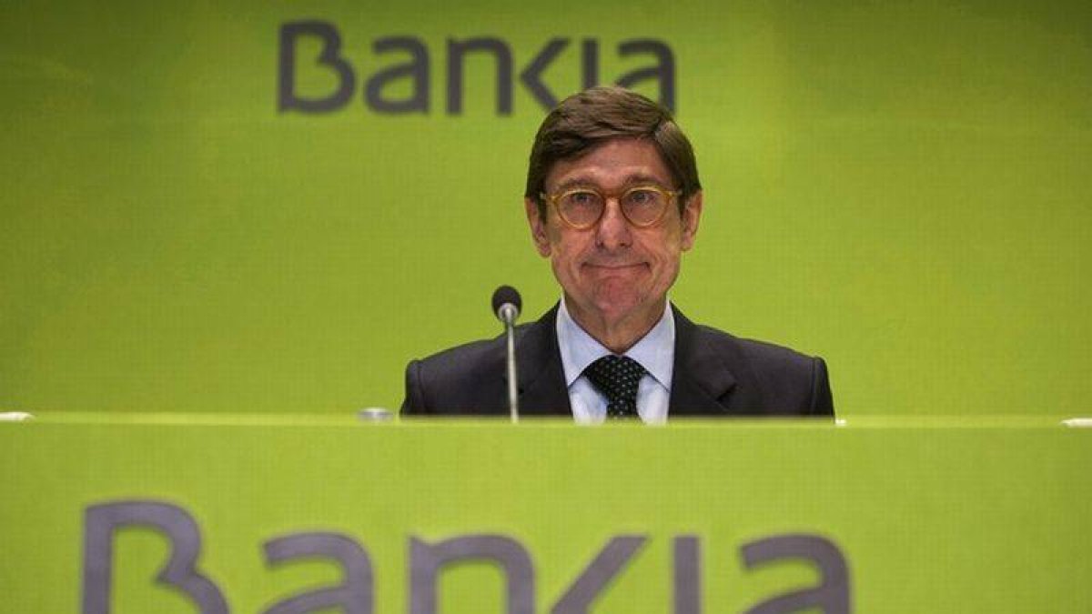 El presidente de Bankia, José Ignacio Goirigolzarri, este miércoles.