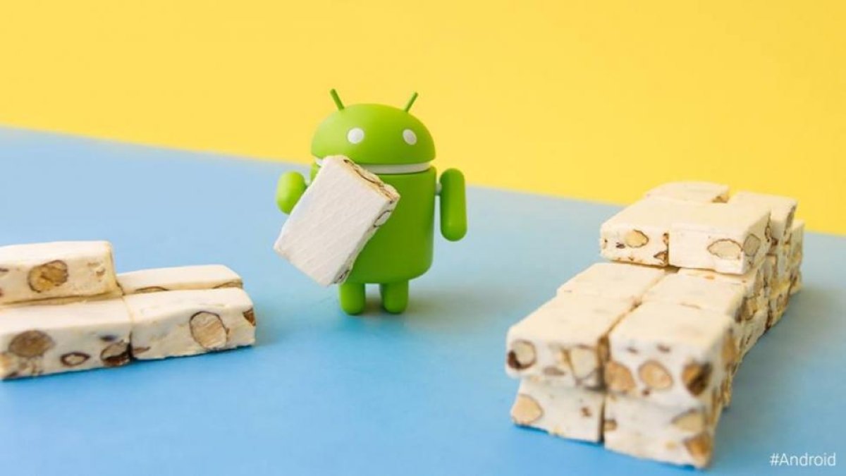 Imagen promocional de Android 7.0 Nougat.