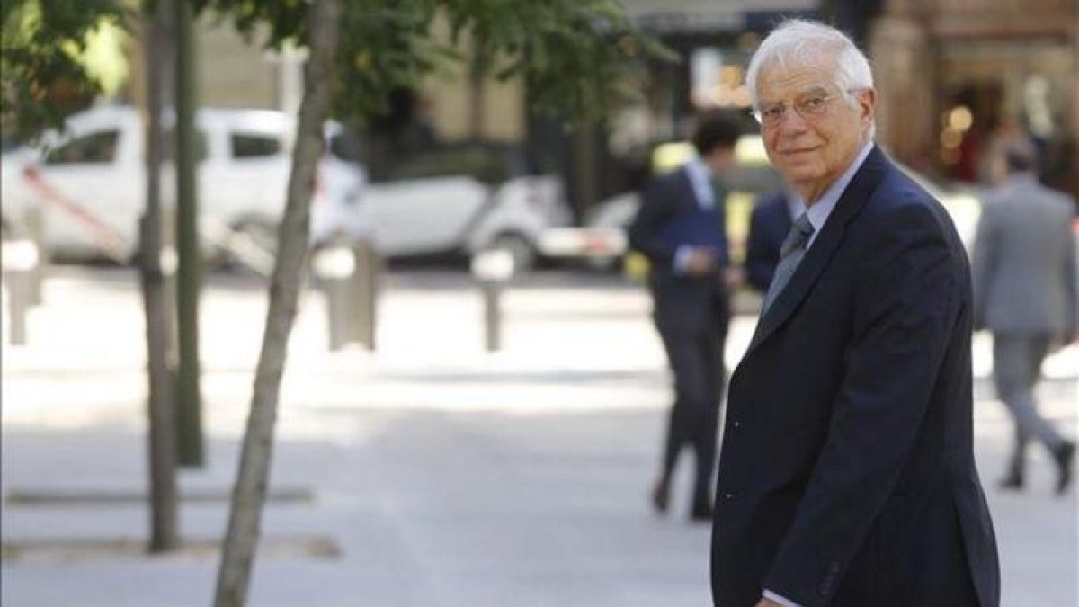 El exministro de Obras Públicas y Urbanismo, Josep Borrell.