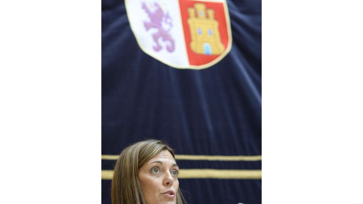 Milagros Marcos, ayer, en la Comisión de Agricultura.