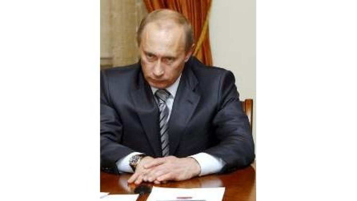 Imagen del presidente ruso, Vladimir Putin, esta semana