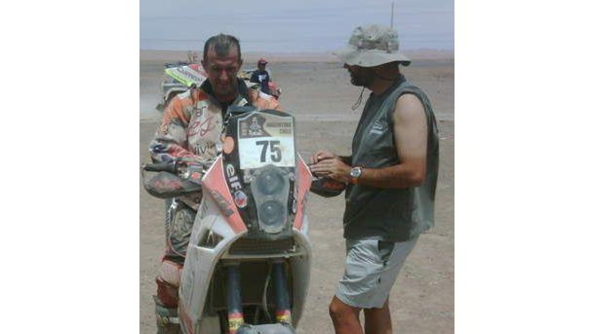 El piloto leonés acabo el Dakar Argentina-Chile en el puesto 74