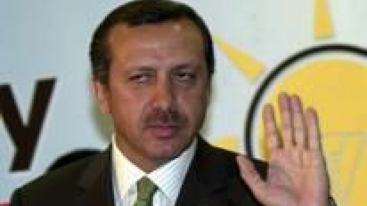Recep Tayyip Erdogán, ayer durante su primera intervención pública tras ganar las elecciones