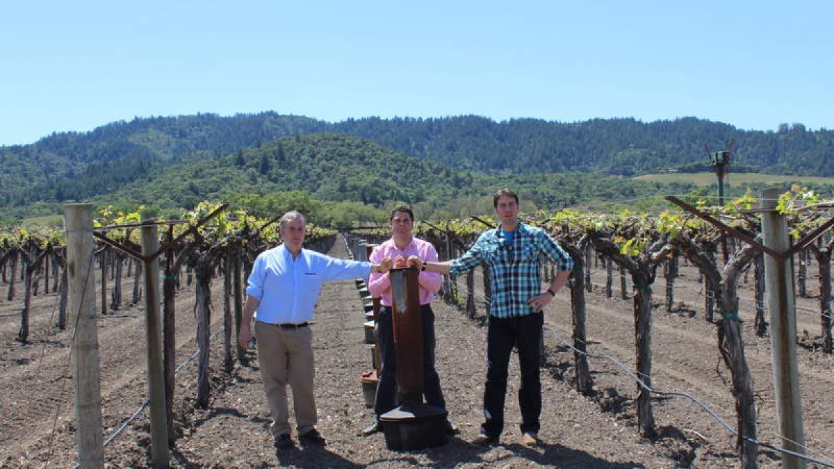 Bodegueros de Viña Miranda, Migarrón y Vinos de Arganza en Napa.