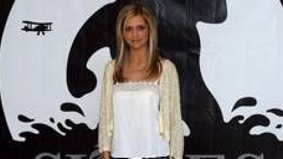 La actriz norteamericana Sarah Michelle Gellar durante la presentación del filme