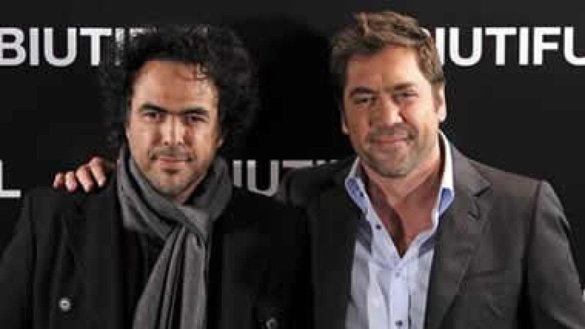 Alejandro Gómez Iñárritu y Javier Bardem
