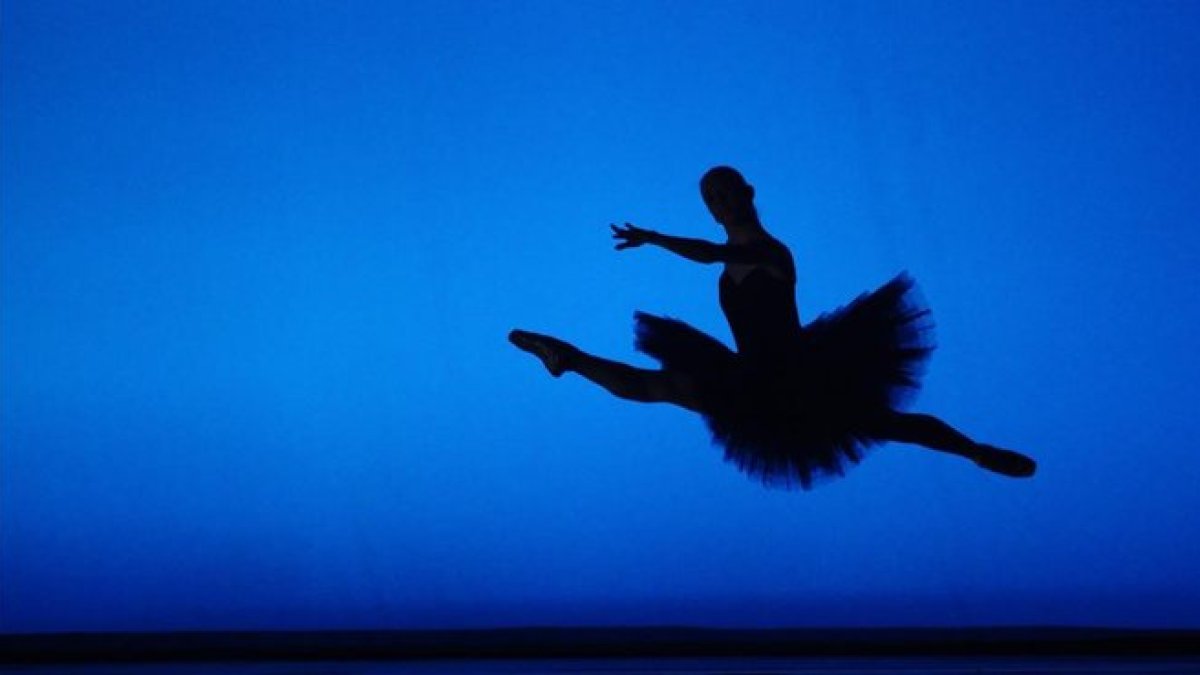 Una bailarina del Ballet de Viena, durante una representación.