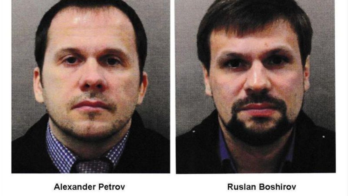 Alexander Petrov y Ruslan Boshirov.