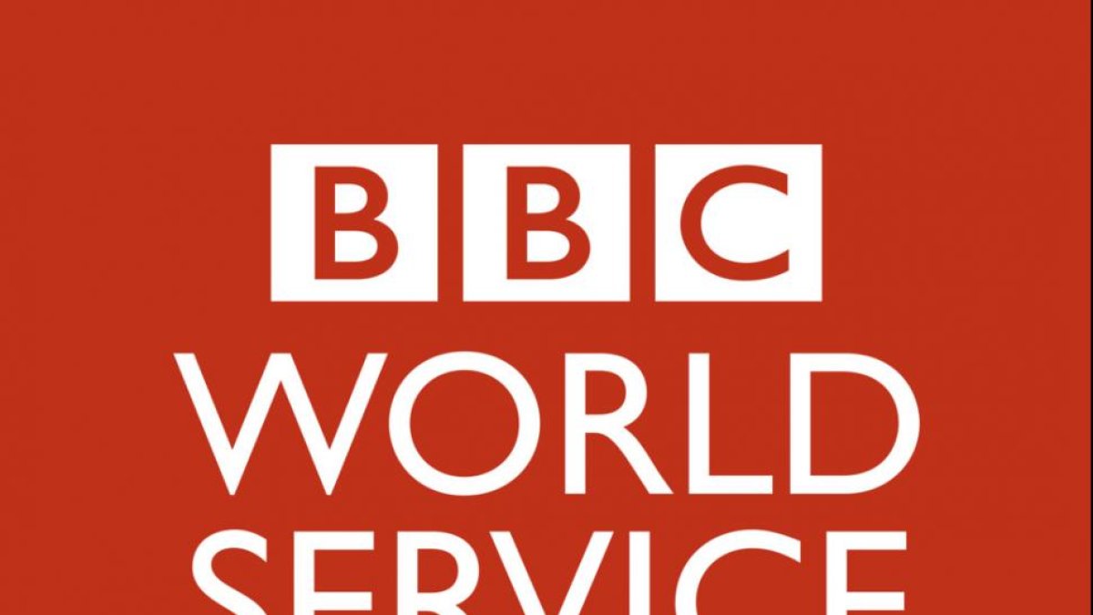 Logo del Servicio Mundial de la cadena estatal británica BBC.