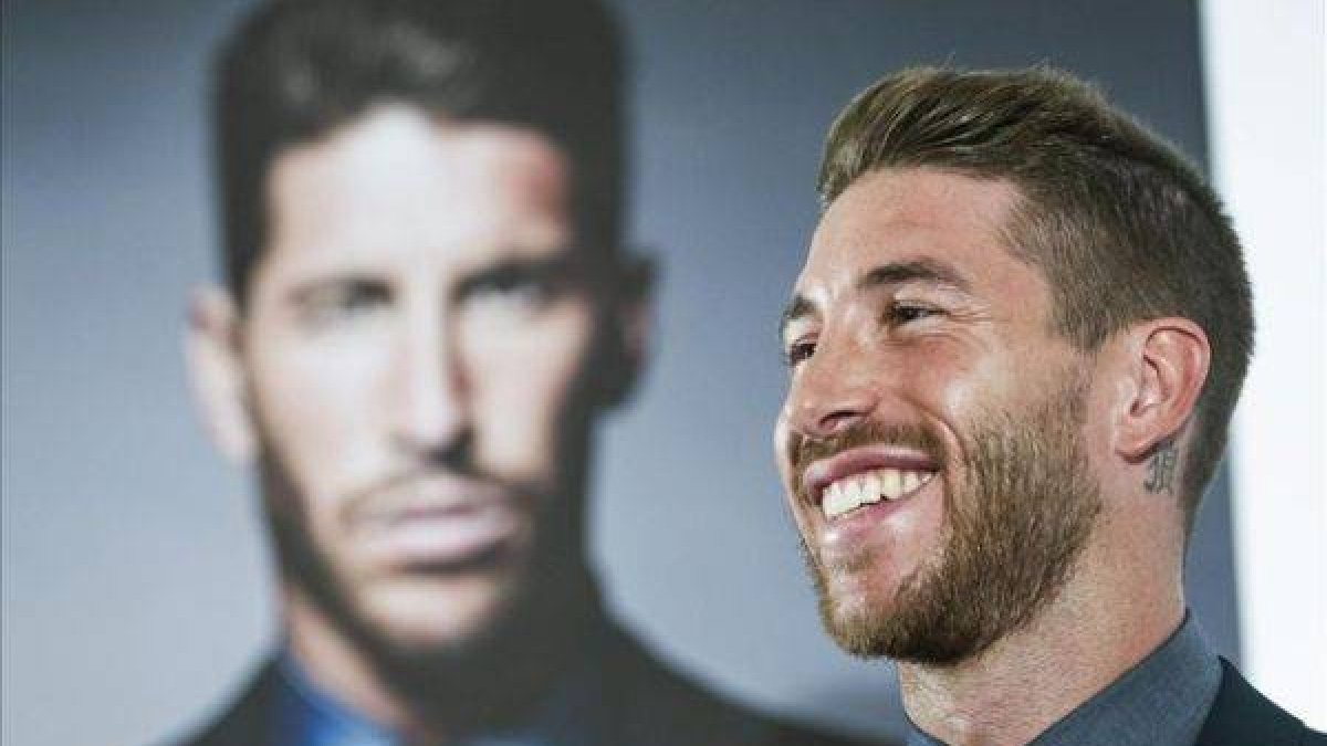 Sergio Ramos, en un acto promocional en Madrid.