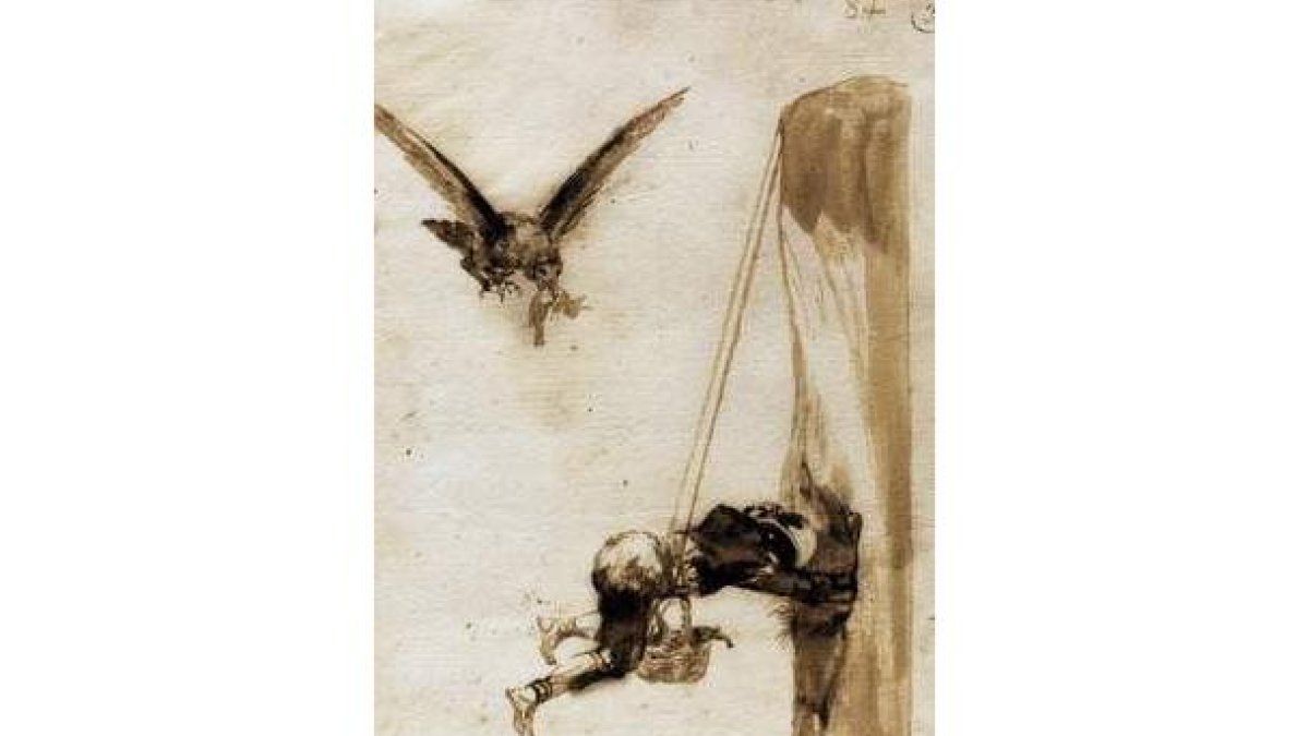 Dibujo de Goya subastado.
