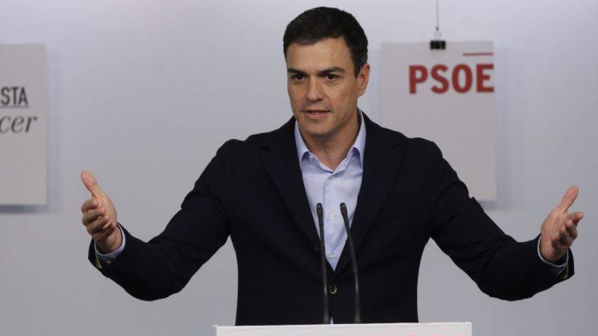 El secretario general del PSOE, Pedro Sánchez.