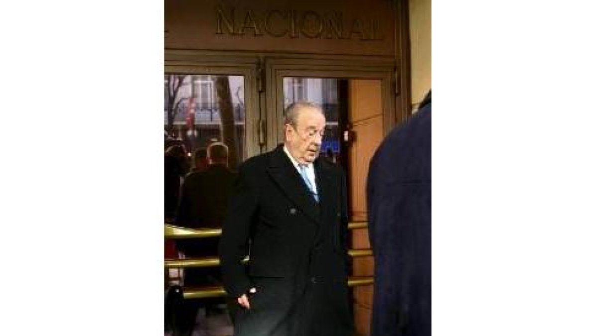 José María Amusátegui, ayer a su salida de la Audiencia Nacional