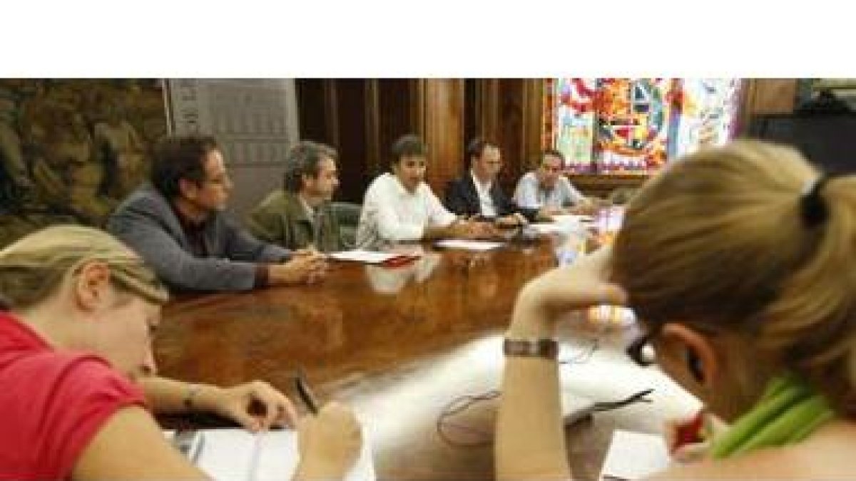 Santiago Cardeledo, Mateo Llorente, Francisco Gutiérrez, Mauro Gil-Fournier y José Luis Tabernero, a