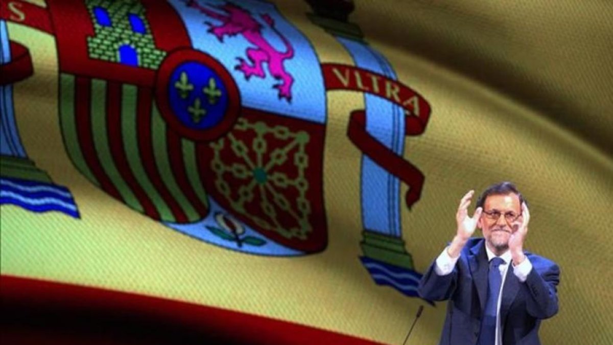 El presidente del Gobierno, Mariano Rajoy, el pasado 17 de marzo en el congreso del PP de Madrid.