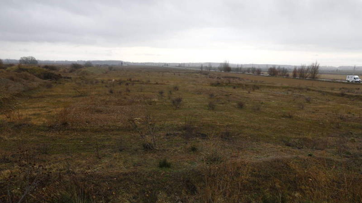 Imagen de la zona donde se encuentra el yacimiento y por donde discurrirá el nuevo vial