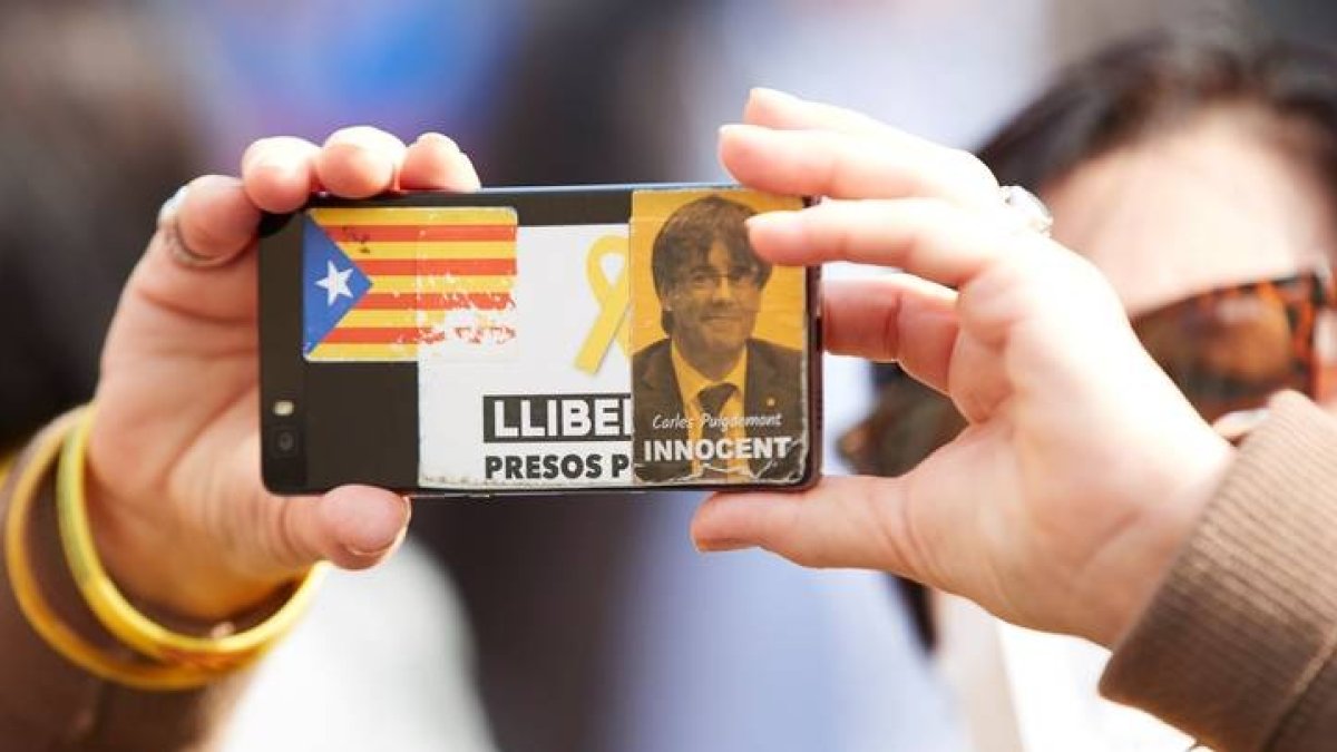 Puigdemont ha sido exonerado de sedición. ALEJANDRO GARCÍA