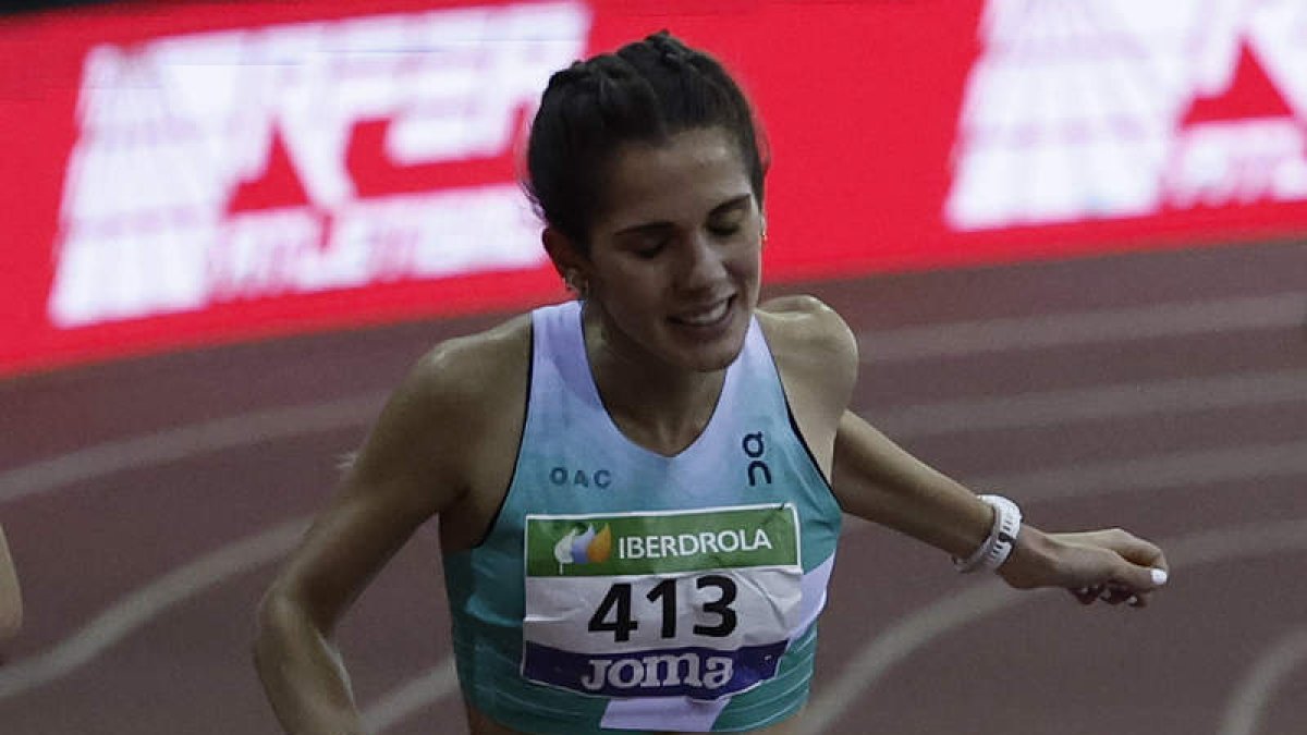 Marta García es todo un referente en los 5.000 metros. SERGIO PÉREZ