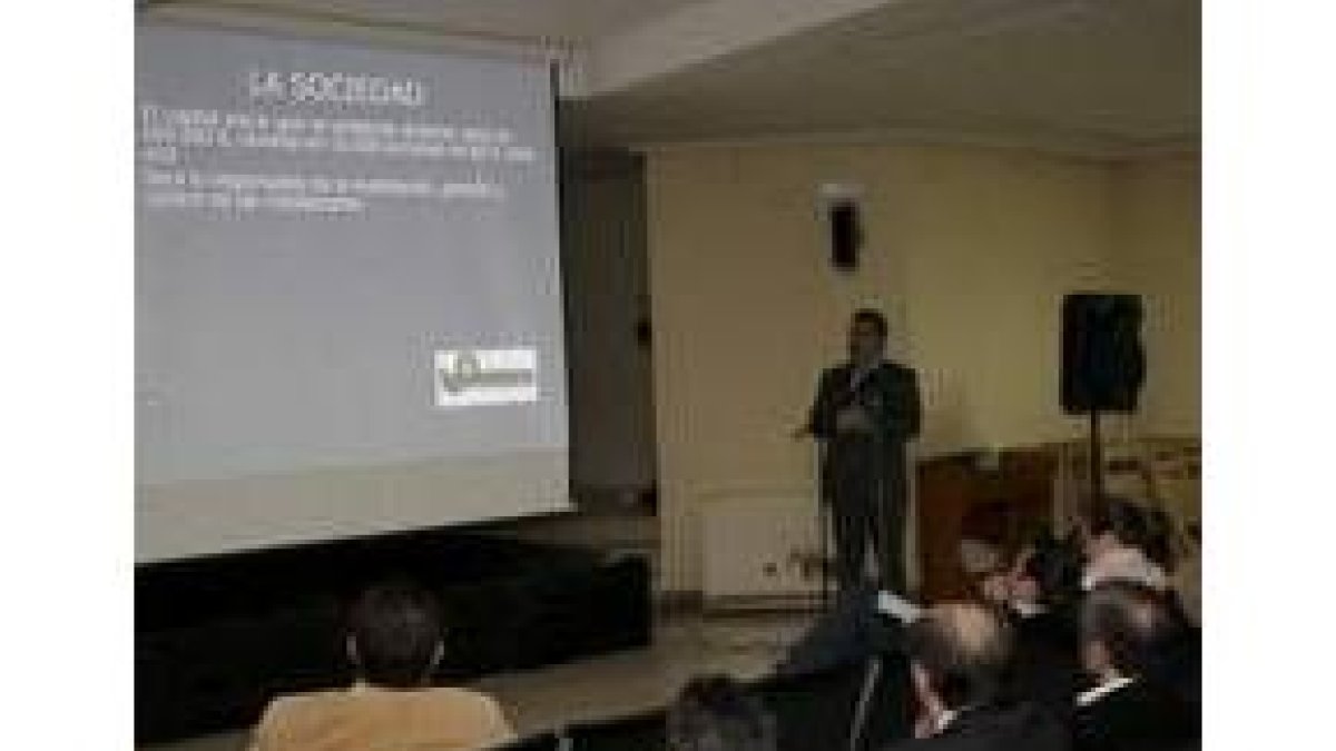 Juan Carlos Luengo, durante la presentación de Sodeba, que tuvo lugar a principios de diciembre