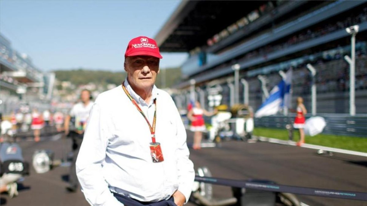 El expiloto de Fórmula 1, Niki Lauda.