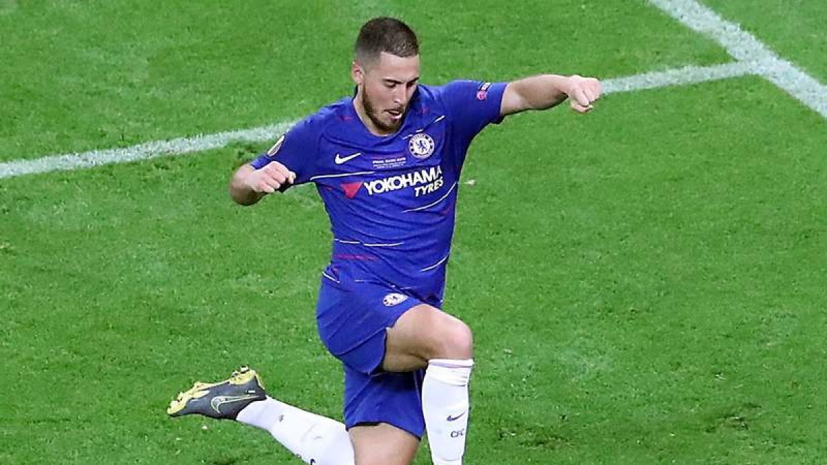 Hazard deja el Chelsea para recalar en el Real Madrid tras ganar la Europa League. ZURAB KURTSIKIDZE