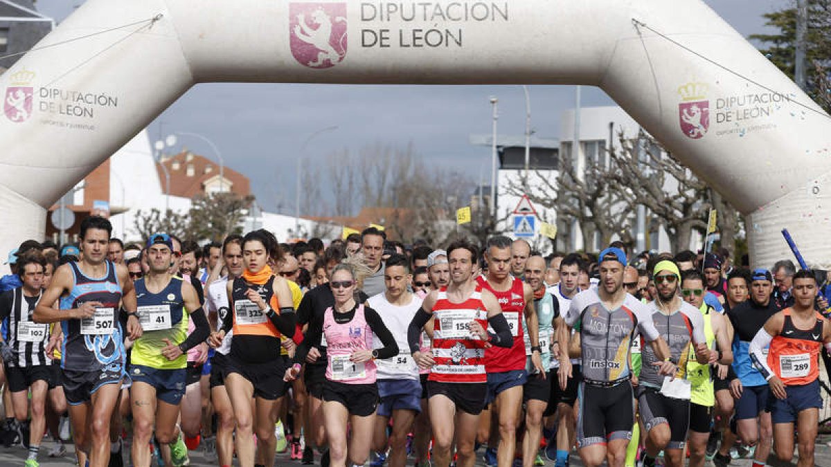 Los 10 Kilómetros de La Virgen fue la última carrera popular que se celebró en la provincia. FERNANDO OTERO