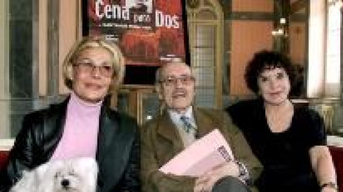 Rosa Valenty, José Luis López Vázquez y María Fernanda D'Ocón, los intérpretes de la obra