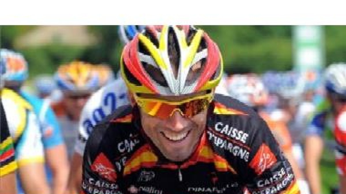 Alejandro Valverde, durante una etapa, esta temporada.