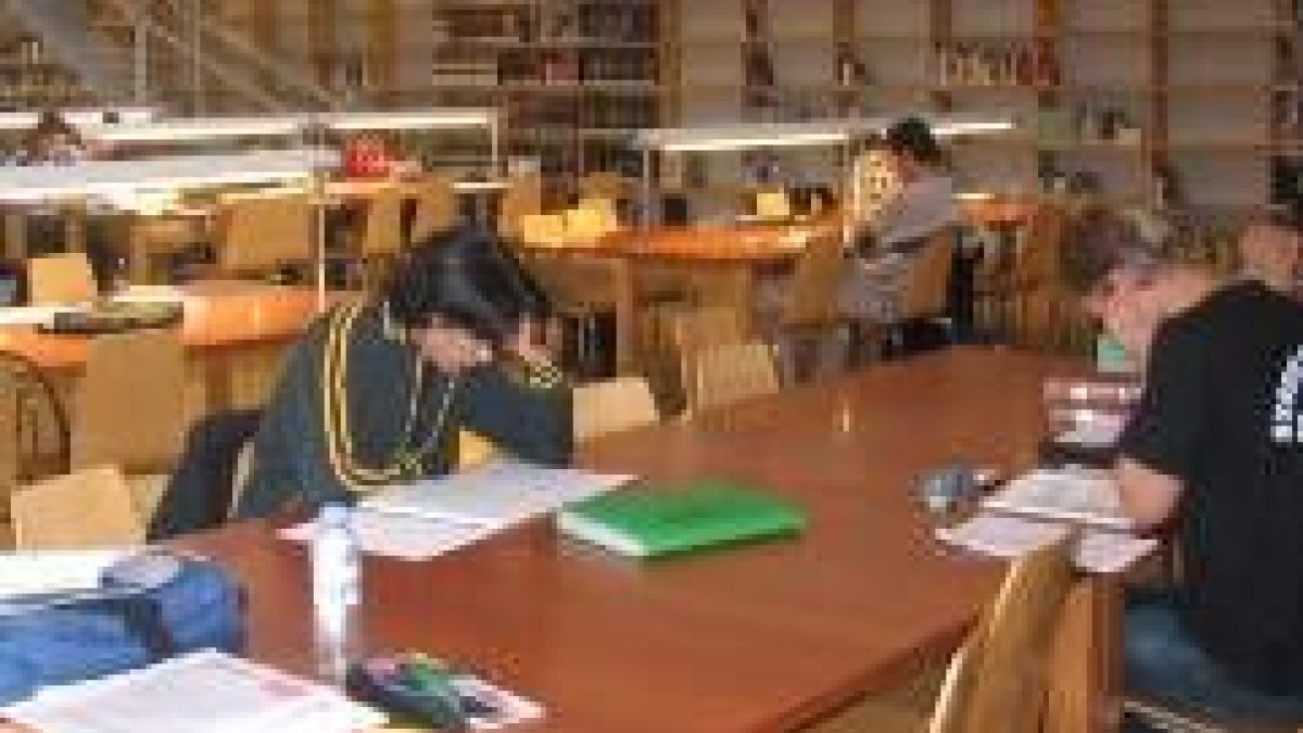 Aspecto que presentaban las instalaciones de la biblioteca Cronista Luis Pastrana en la capital