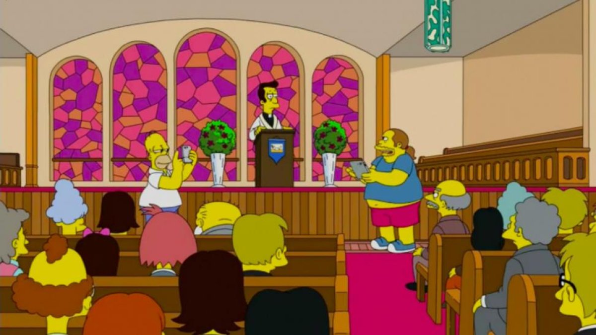Imagen de la serie de la cadena Fox 'Los Simpson'.