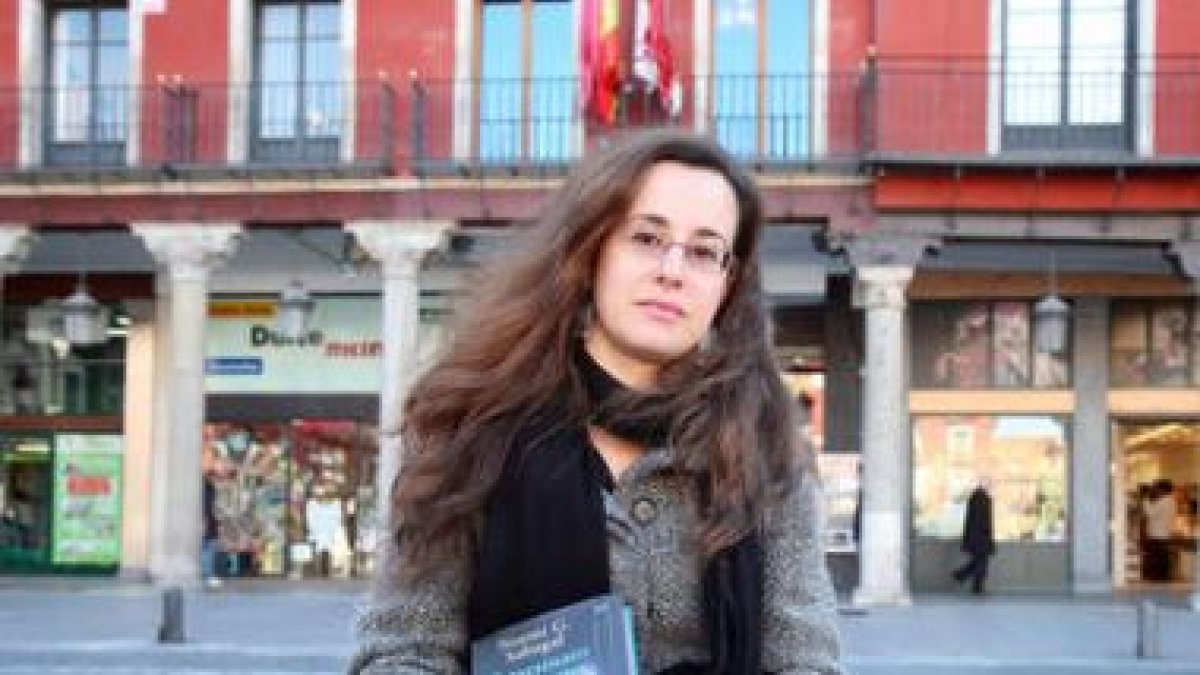 La escritora leonesa Noemí G. Sabugal, en Valladolid.