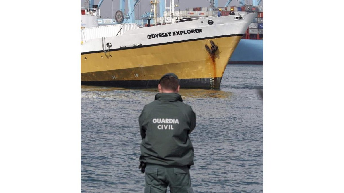 Imagen de archivo del buque Odyssey en Algeciras.