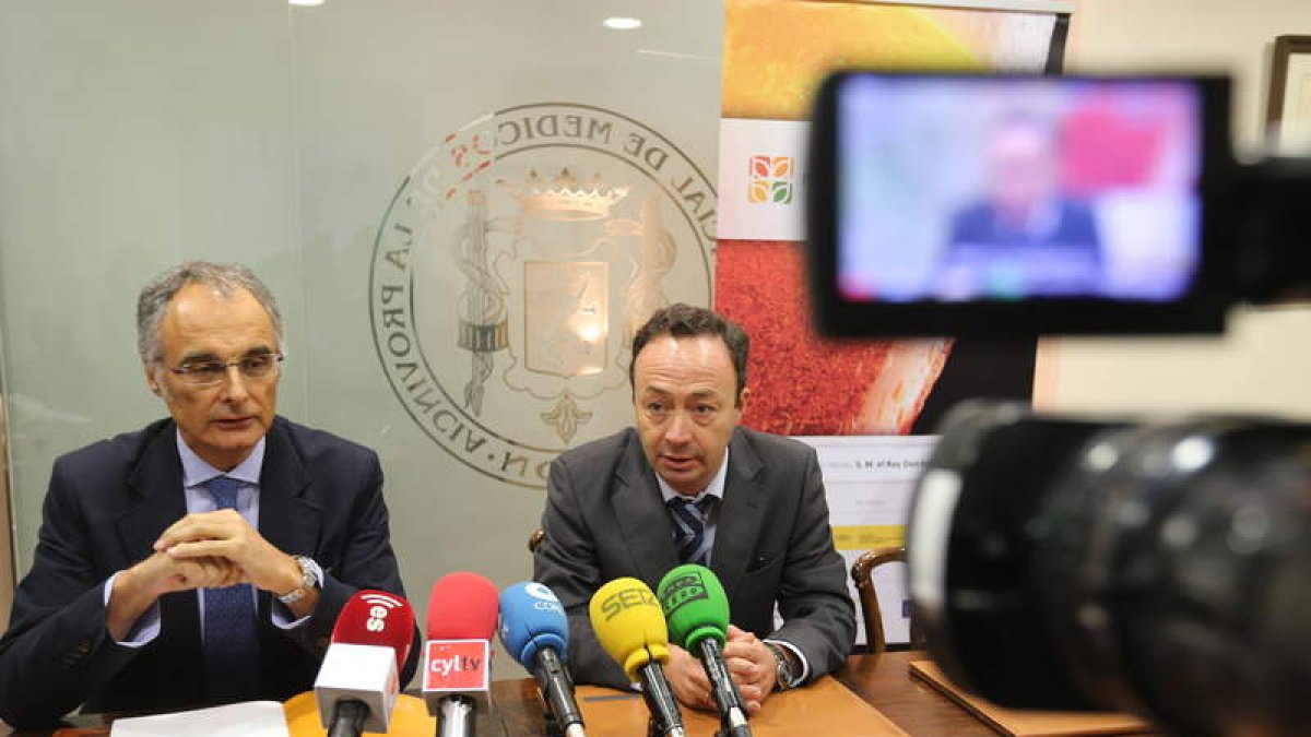 Castillo-Garzón e Ignacio Álvarez, en la rueda de prensa.