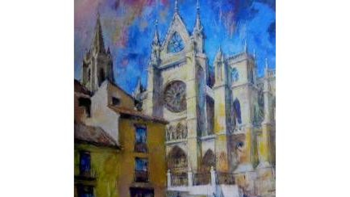 La Catedral leonesa, bajo el prisma artístico de Onecha
