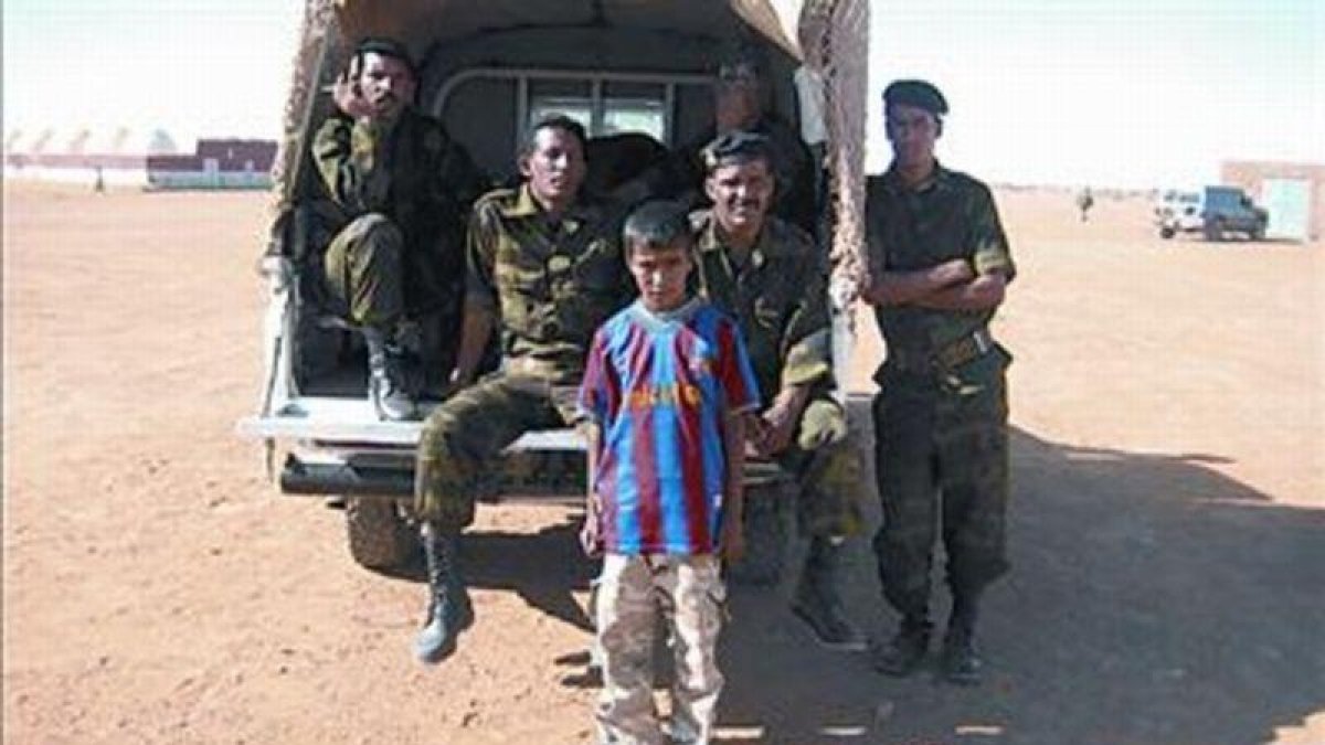 El Frente Polisario también se deja fotografiar.