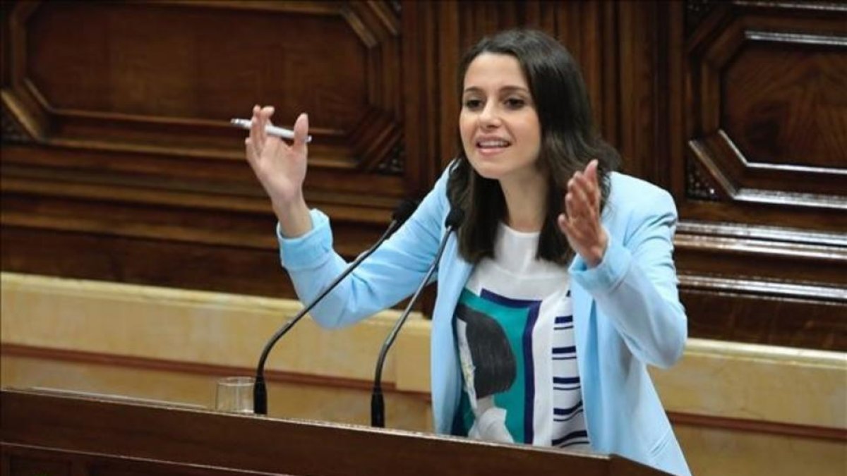 La líder de Ciutadans, Inés Arrimadas.