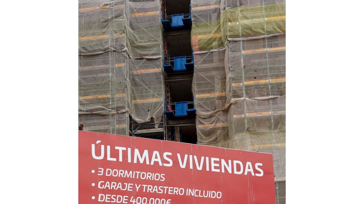 Una promoción de viviendas en Bilbao. LUIS TEJIDO